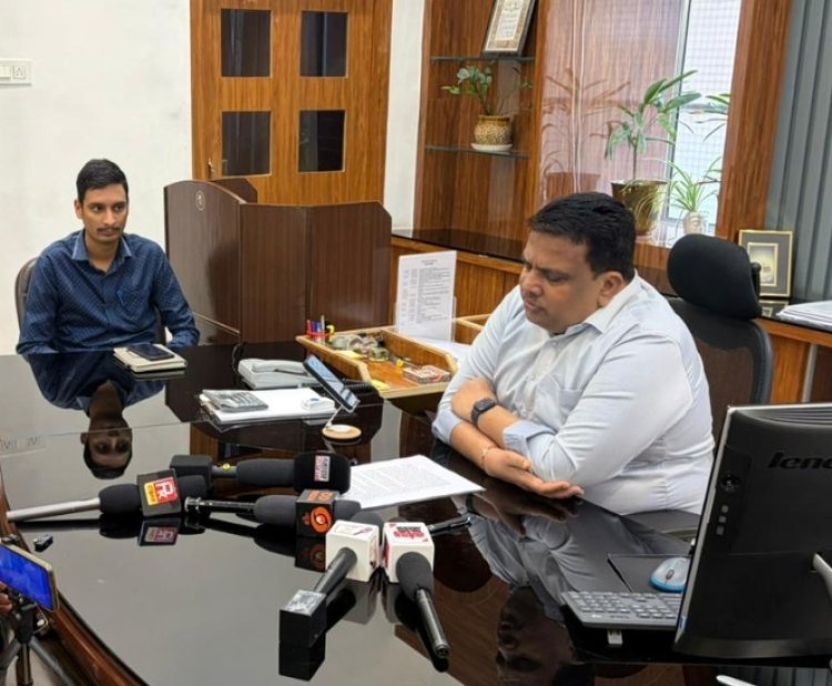 घरेलू गैस पर्याप्त मात्रा में उपलब्ध - जिला कलक्टर एलएन मंत्री’