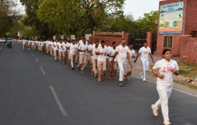 वॉक एंड रन" कार्यक्रम का आयोजन