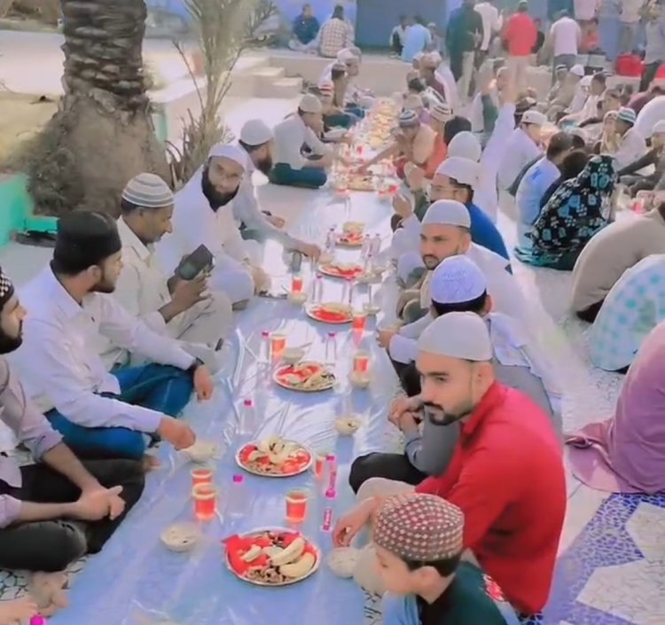 सोजत: हजरत नुरशाह बाबा की दरगाह में बागड़ी परिवार द्वारा इफ्तार का आयोजन