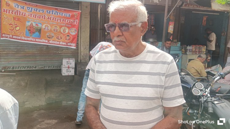 नव विक्रम संवत पर तिलक लगाकर किया स्वागत