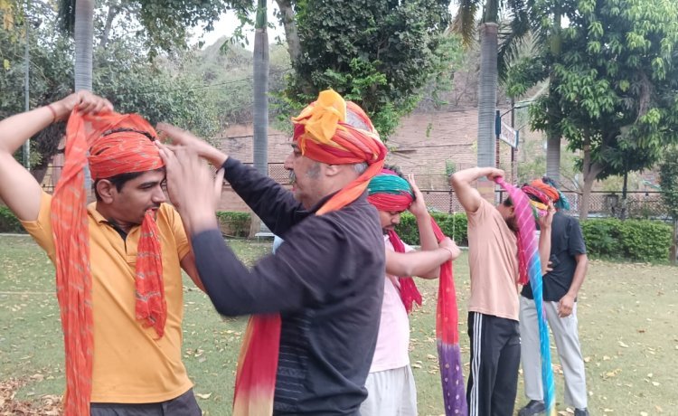 भूतनाथ में नि:शुल्क साफा प्रशिक्षण शिविर शुरू 