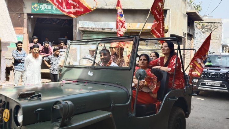 सोजत: चेटीचंड पर निकली भव्य शोभायात्रा  झूलेलाल मंदिर में हुए विविध धार्मिक कार्यक्रम