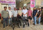 भामाशाह ने की जरूरतमंदों के लिए आठ व्हील चेयर भेंट