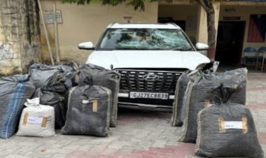 187.700 किलोग्राम अवैध डोडा पोस्त बरामद कर कार को किया जब्त      