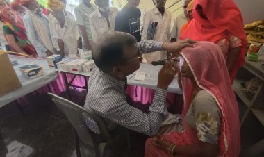 सोजत रोड़ सेवा समिति के तत्वाधान में सवराड़ निःशुल्क चिकित्सा शिविर आयोजन।