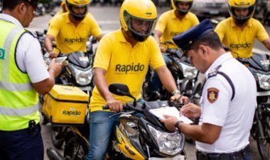 6 वाहनों  का चालान कर किया जप्त