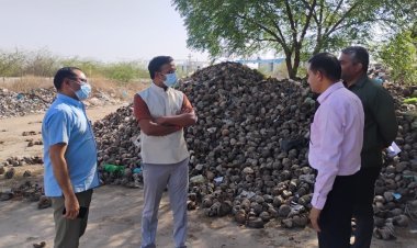 जिला कलेक्टर ने नगर निगम कचरा प्लांट का किया निरीक्षण*