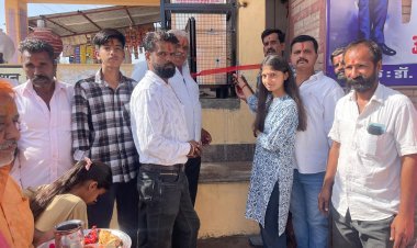 मेड़तिया परिवार द्वारा दो वॉटर कूलर का स्वर्गीय माताजी सायर कंवर व भाई महेंद्र सिंह की यादगार में लगवाया