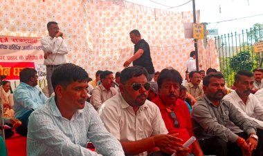 पत्रकारों का धरना 19 वें दिन जारी मुख्य्मंत्री को देंगे ज्ञापन