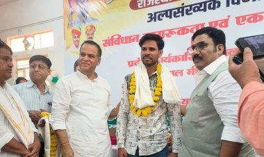 अल्पसंख्यक कोऑर्डिनेटर इरशाद सिलावट का किया स्वागत