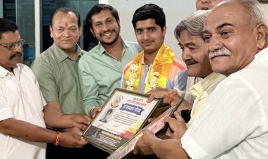 डॉक्टर व्यास राजस्थान गौरव अवार्ड से हुए सम्मानित 