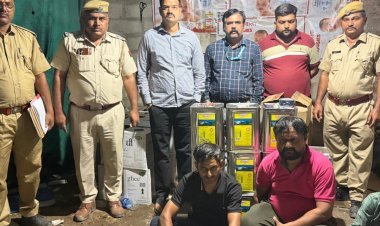 नकली घी बनाने वाले गिरोह का भंडाफोड़ माल बरामद 