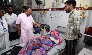 देवनानी ने अस्पताल पहुंचकर घायलों से की मुलाकात