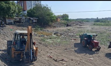 निगम आयुक्त ने किया बांडी नदी क्षेत्र का निरीक्षण सफाई कार्य शुरू’