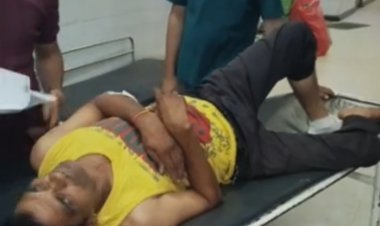 दुर्घटना में तीन घायल       