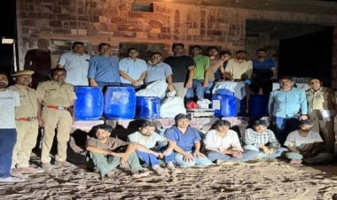 अवैध हथियार व  भारी मात्रा में अवैध मादक प्रदार्थ बरामद 6गिरफ्तार