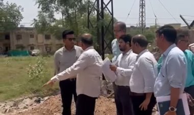 बनाड़ रोड पर निर्माण कार्यों का जिला कलक्टर ने किया निरीक्षण