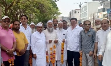 महाराजा गजसिंह का मुस्लिम समाज ने किया भव्य स्वागत