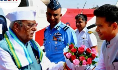 जोधपुर में राज्यपाल का भव्य स्वागत 