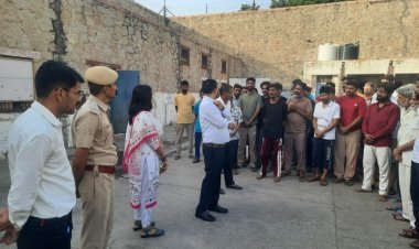 जिला एवं सेशन न्यायाधीश ने किया जिला कारागृह का निरीक्षण’