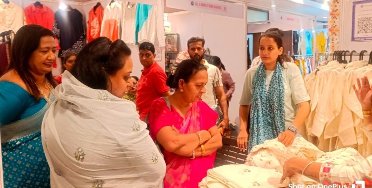 माहेश्वरी भवन में घरेलू जरूरत सामग्री की लगी प्रदर्शनी