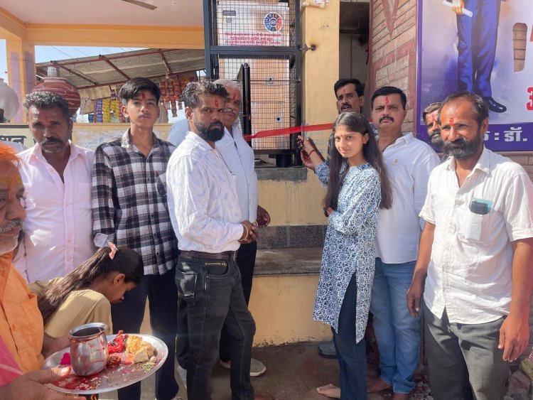 मेड़तिया परिवार द्वारा दो वॉटर कूलर का स्वर्गीय माताजी सायर कंवर व भाई महेंद्र सिंह की यादगार में लगवाया