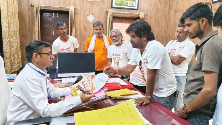 गौ सम्मान आह्वान अभियान गौमाता को राष्ट्रमाता बनाने हेतु सोजत मे  निकलेगी विशाल रेली