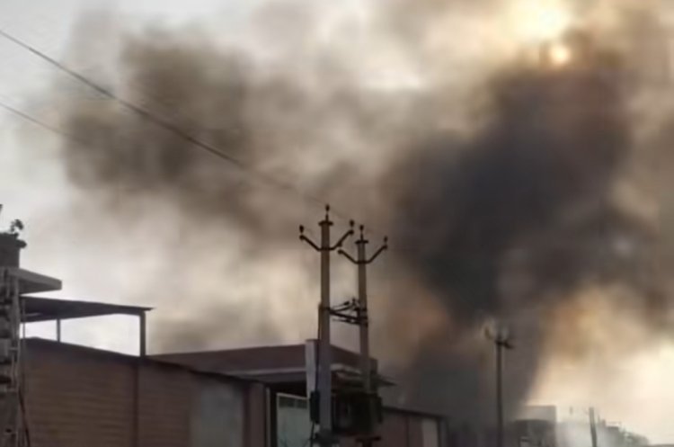 जोधपुर में फैक्ट्री व दुकान में आग 