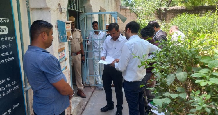 केन्द्रीय कारागृह का किया औचक निरीक्षण*