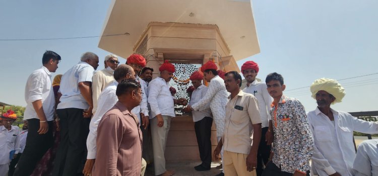 50 लाख की लागत से बने कार्यों का भामाशाह ने किया उद्घाटन