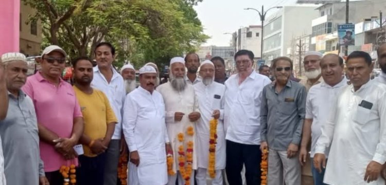 महाराजा गजसिंह का मुस्लिम समाज ने किया भव्य स्वागत