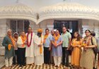 मंदिर दर्शन सनातनधर्म संस्कृति रक्षा संकल्प सभा का कार्यक्रम आयोजित   महंत डॉ नानक दास जी महाराज का रहा विशेष सानिध्य 