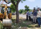 बगड़ी मे वर्षों से विवादित अतिक्रमण हटाया