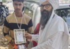 लोकेश की उत्तम सेवा देकर महंत डॉ नानक दास जी महाराज ने दिया आशीर्वाद