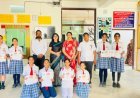 संस्कार शिविर में भाग लेने वालों को वितरित किए टीशर्ट व प्रमाण पत्र