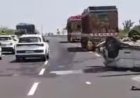 भारतमाला एक्सप्रेस हाईवे पर बड़ा सड़क हादसा, तीन लोगों की मौके पर ही मौत