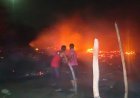कोयले की टाल में लगी भीषण आग 
