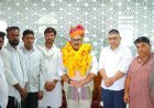 कांग्रेस अल्पसंख्यक प्रदेश अध्यक्ष एम डी चोपदार का किया स्वागत 