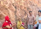 भौगीशैल परिक्रमा श्रद्धालुओं का  अपणायत  के साथ अभिवादन स्वीकार किया*