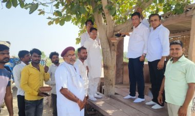 सेवा संकल्प के तहत मजदूरों में किया जूस वितरित