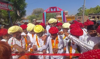 सिरवी समाज द्वारा कलश यात्रा व अखंड ज्योत निकाली