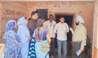 विशेष  चिकित्सा कैम्पों का निरीक्षण