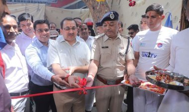जोधपुर रेलवे स्टेशन स्थित जीआरपी थाने के नवीनीकृत भवन का उद्घाटन