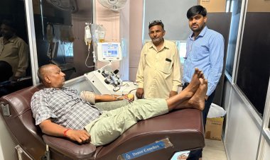 मेड़ता सिटी : जरूरतमंद के लिए देवदूत बने रक्तदाता विष्णु प्रसाद