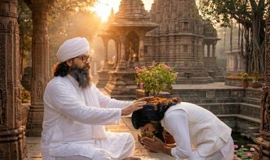 गुरु दीक्षा समारोह में नए शिष्यों को किया दिक्षित 