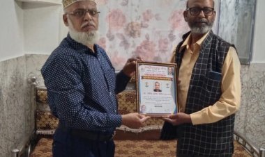 जमील अहमद जमील डा बाबासाहेब भीमराव अंबेडकर समाज क्रांति पुरस्कार से सम्मानित 