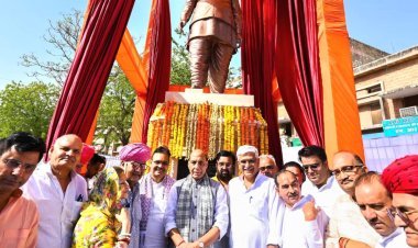 भैरोसिंह शेखावत की मूर्ति का हुआ अनावरण