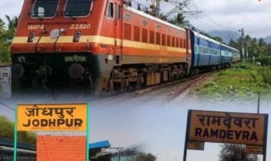 सोमवार को चलेगी जोधपुर-रामदेवरा- भगत की कोठी स्पेशल अनारक्षित ट्रेन
