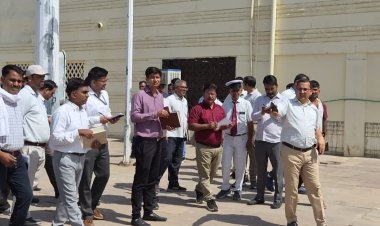 डीआरएम अनुराग त्रिपाठी ने किया पाली मारवाड़ स्टेशन का निरीक्षण