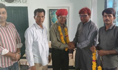 आईएफडब्ल्यूजे पाली जिला अध्यक्ष बनने पर अरुण जोशी का स्वागत, समाजसेवियों ने दी शुभकामनाएं।